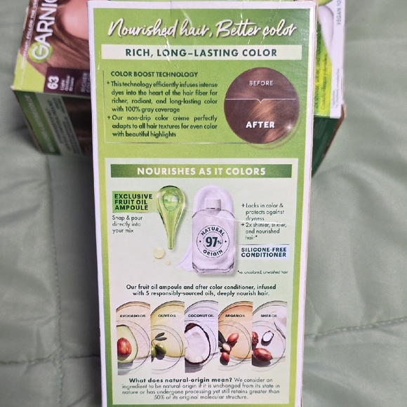 Garnier Nutrisse Ultra Crème Nourishing Permanent Hair Color- Light Goldrn Brown - Picture 5 of 7